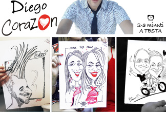 Diego Corazon - caricaturista disegnatore vignettista