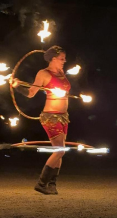 Hula Hoop - Feuershow — photo 8