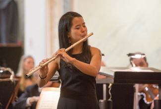 Beautiful music on the flute